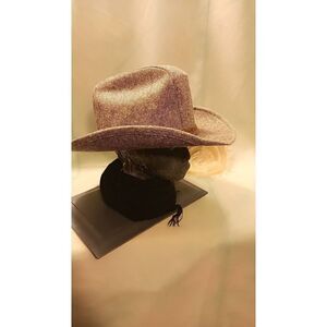 United hatters cap "tweed southwester style hat in excellent condition w/breaded